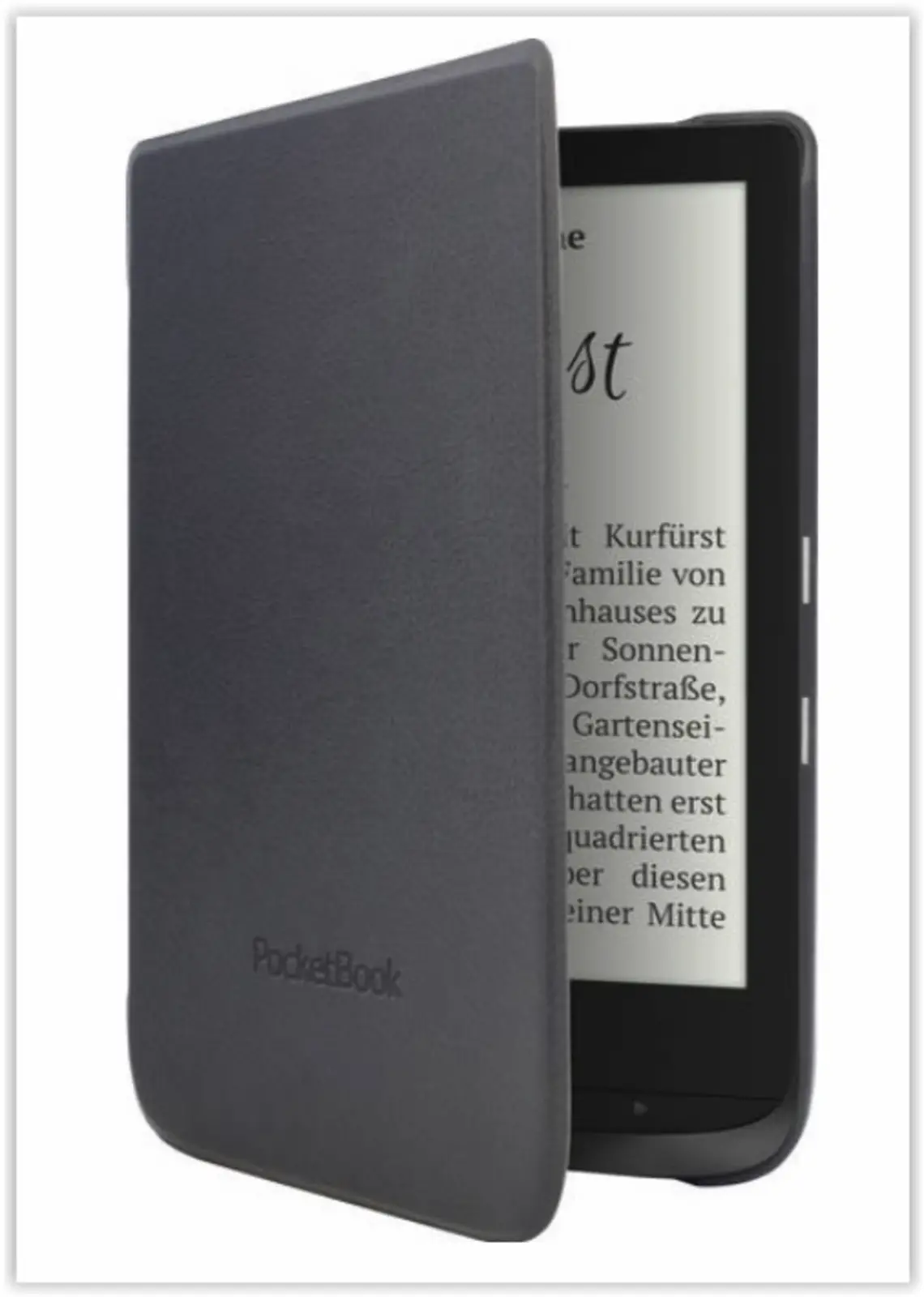 PocketBook Shell book cover voor Lux 4, Lux 5 en Touch HD3 - zwart