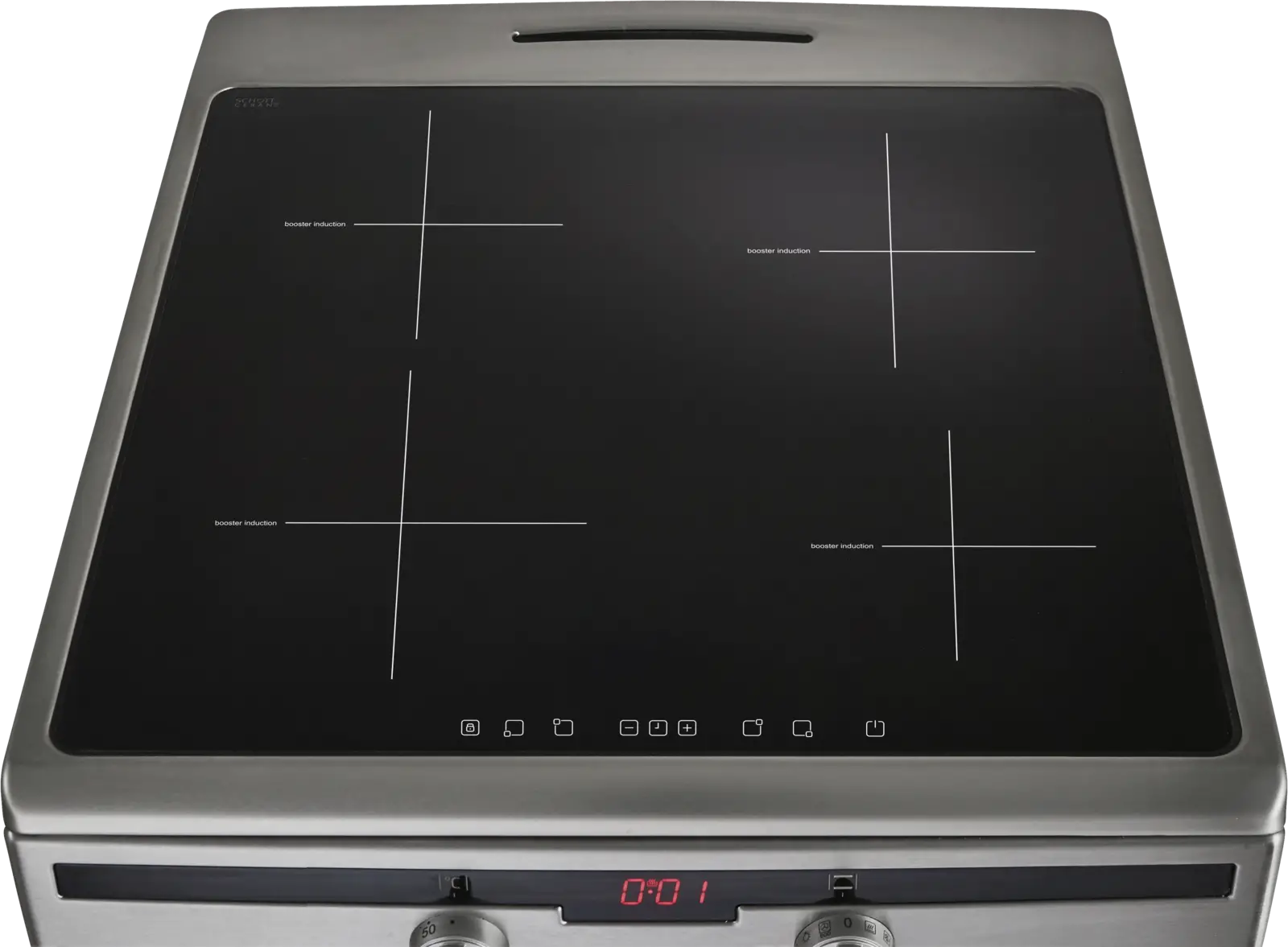 Inventum VFI6042RVS inductie fornuis