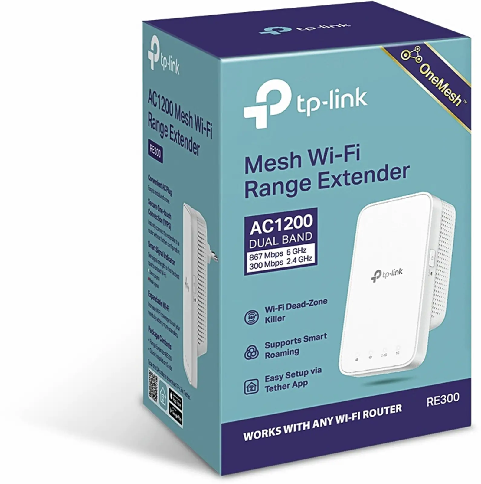 TP-Link AC1200 Mesh Wifi range extender