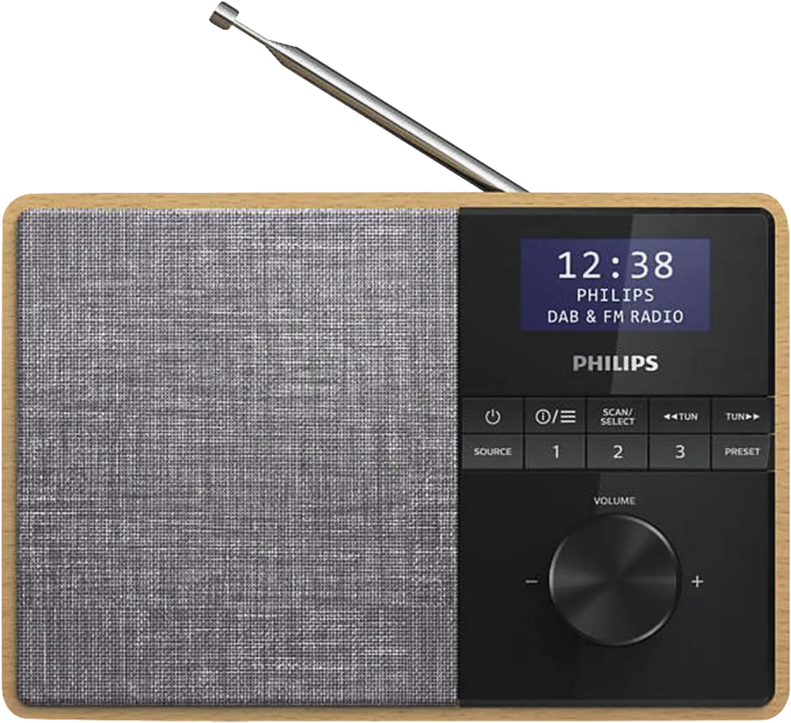 Philips TAR5505BK draagbare radio met DAB+