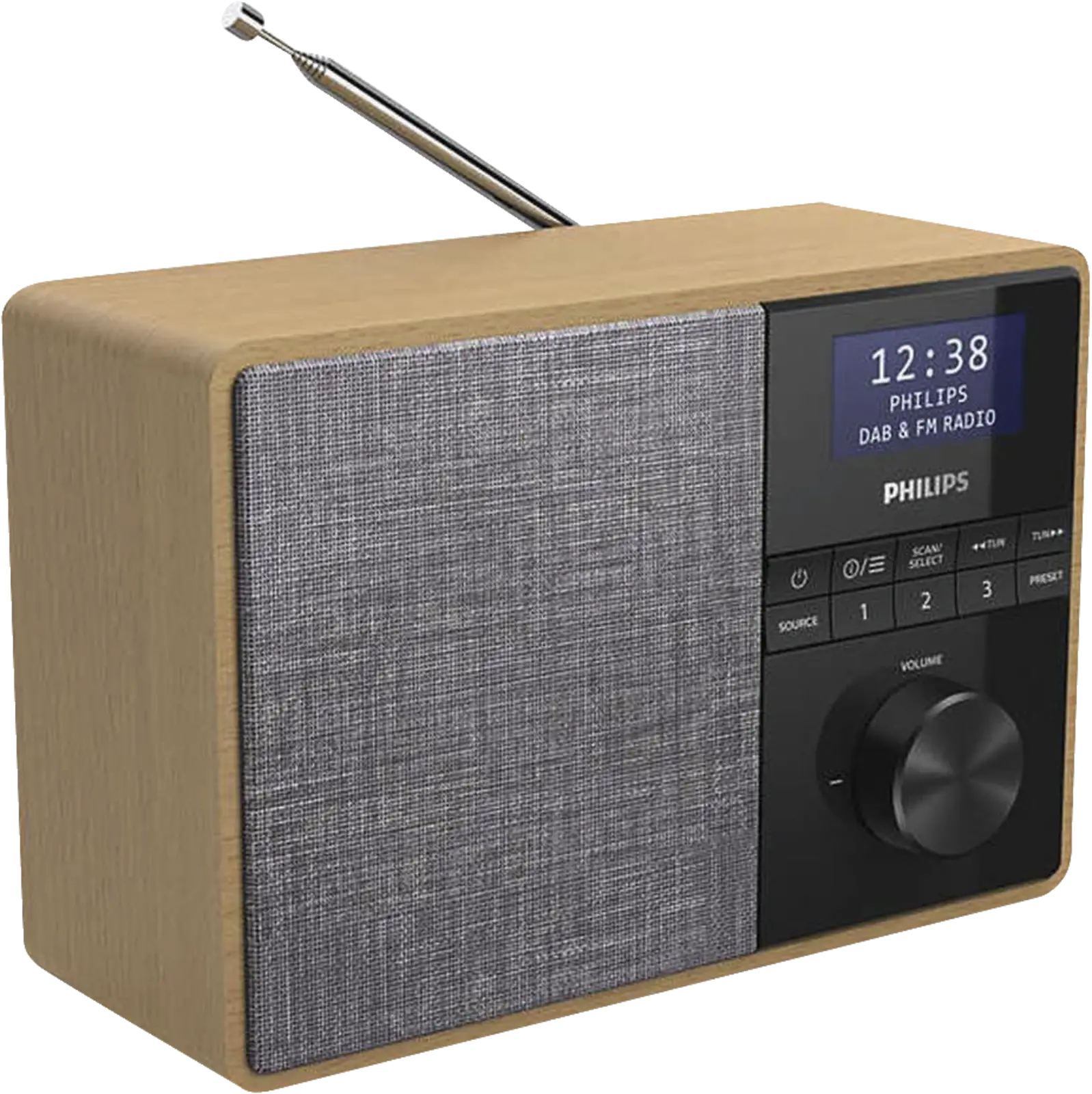 Philips TAR5505BK draagbare radio met DAB+