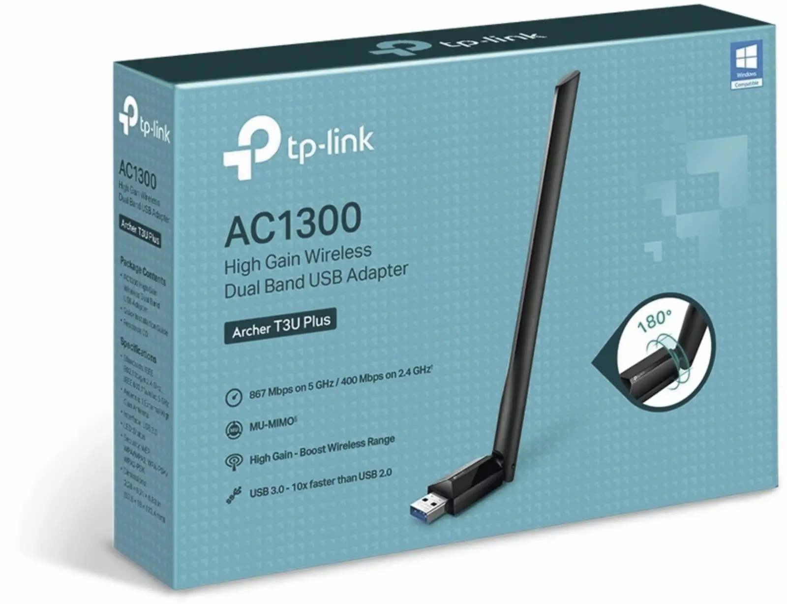 TP-Link Archer T3U Plus Wifi USB-adapter