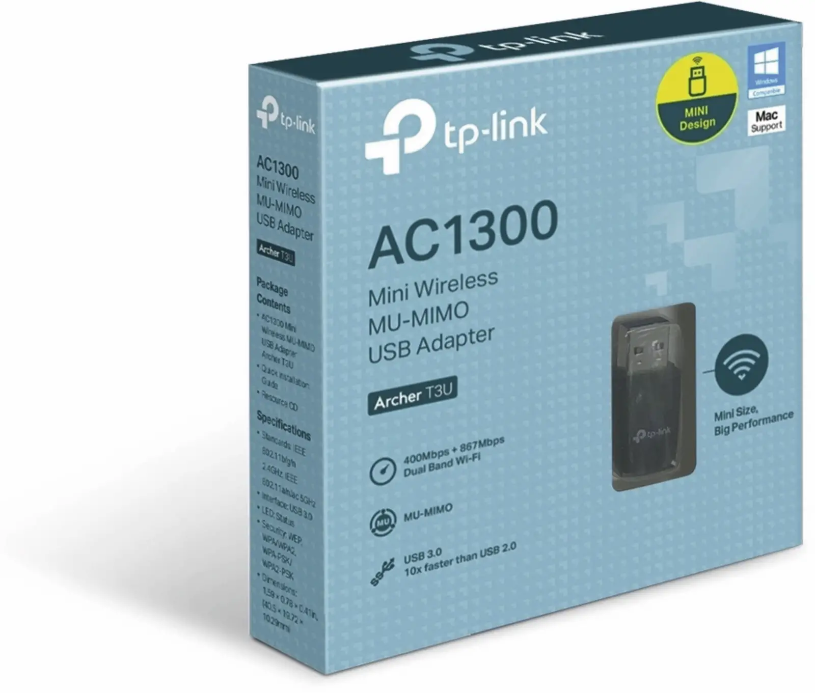 TP-Link Archer T3U Mini Wifi USB-adapter