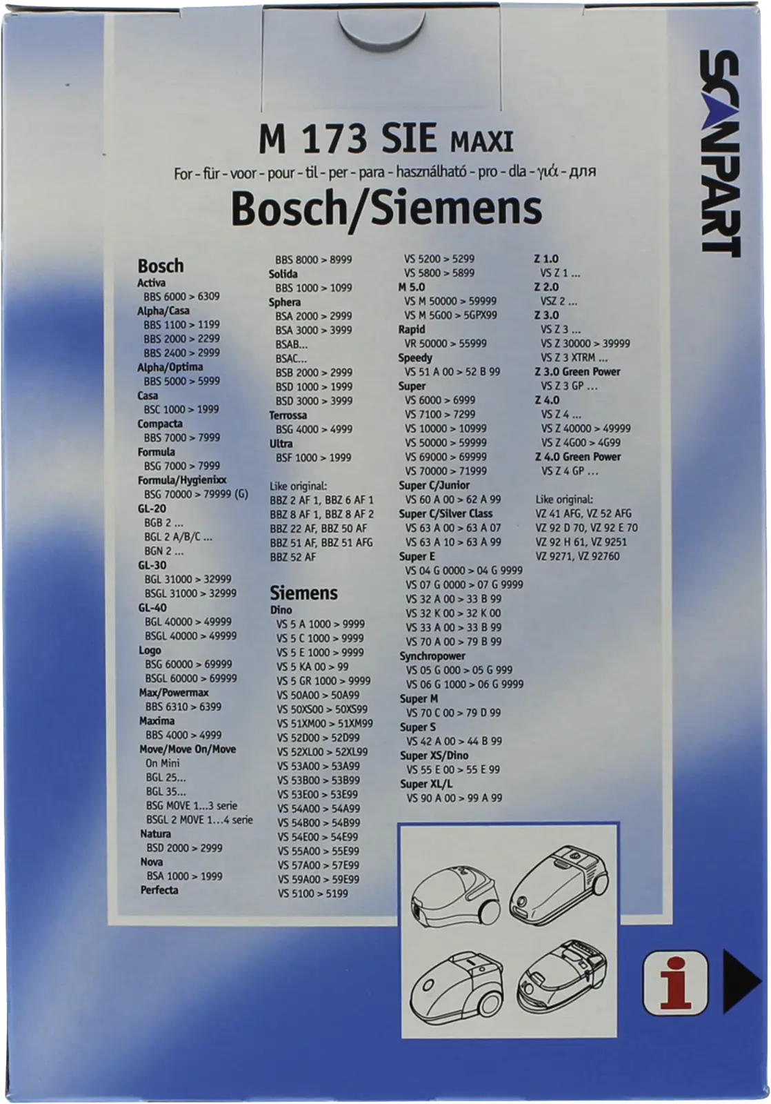 2687438173 Stofzak B/S D/E/F/G/H Maxi