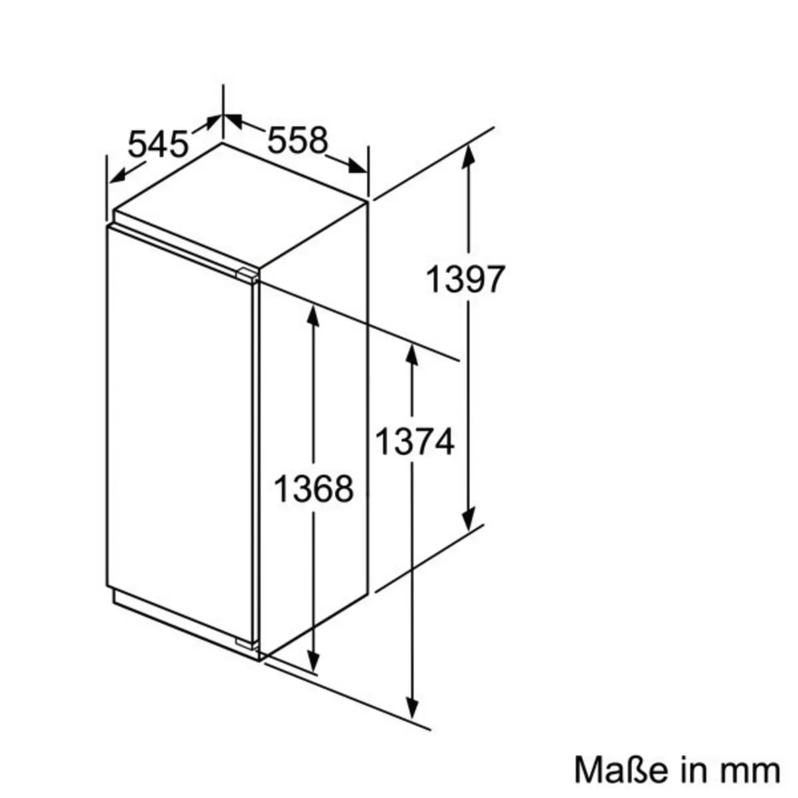 Siemens KI51FADE0 iQ700 inbouw 1-deurskoelkast