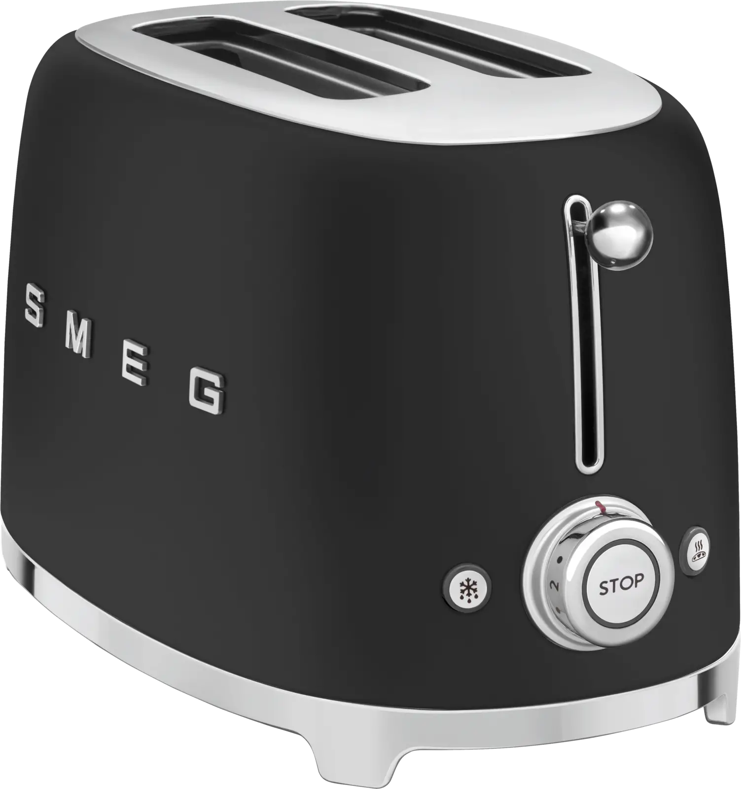 SMEG TSF01BLMEU Broodrooster 50's Style - Mat Zwart