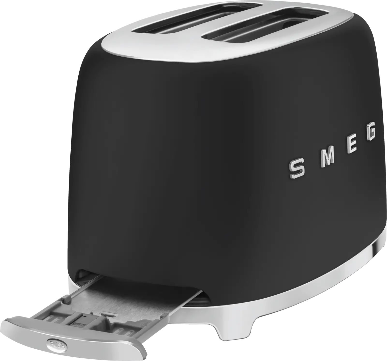 SMEG TSF01BLMEU Broodrooster 50's Style - Mat Zwart