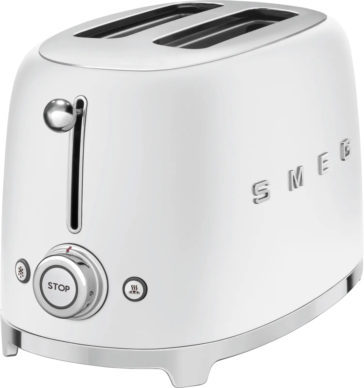 SMEG TSF01WHMEU Broodrooster 50's Style - Mat Wit