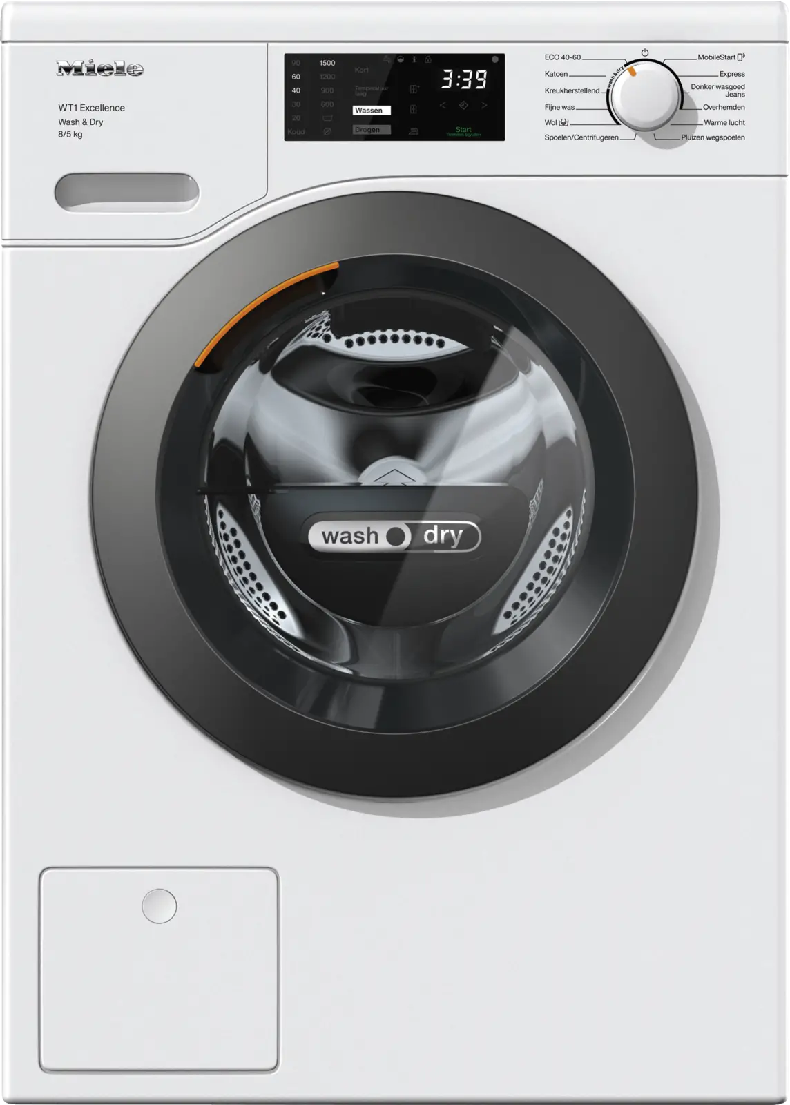 Miele WTD 165 WPM was-droogcombinatie
