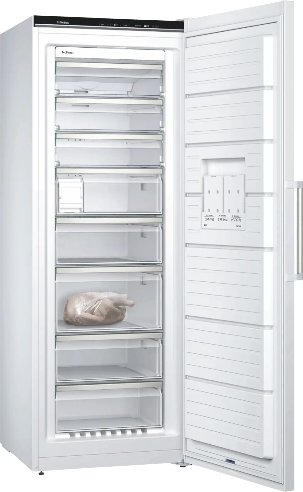 Siemens GS58NAWCV Vrijstaande Vriezer iQ500 - Wit