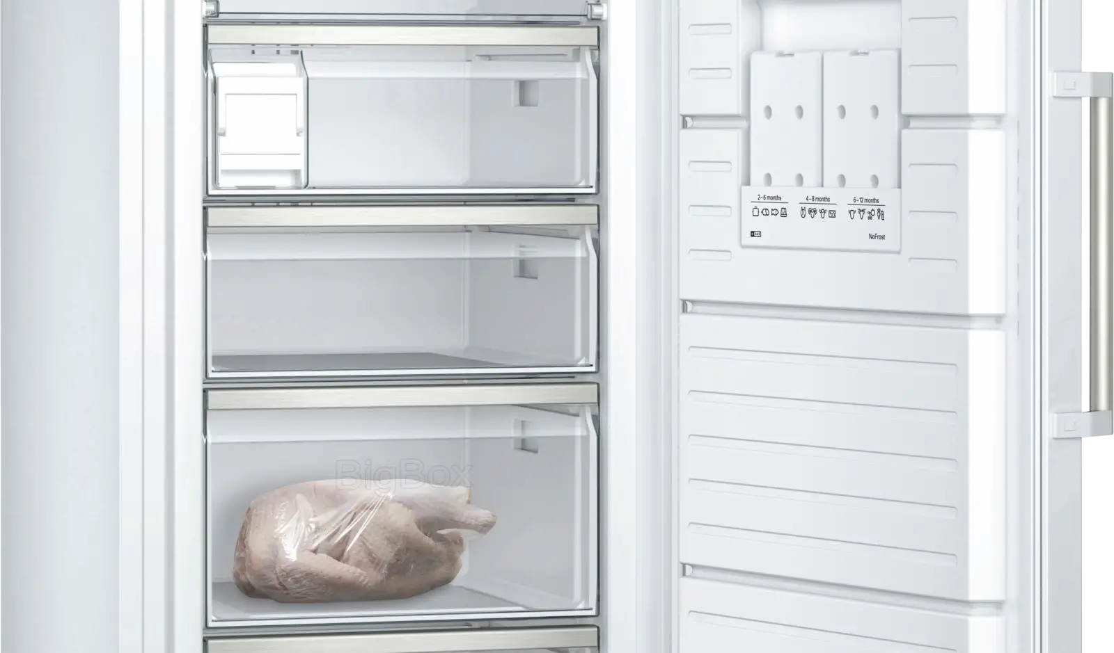 Siemens GS58NAWCV Vrijstaande Vriezer iQ500 - Wit