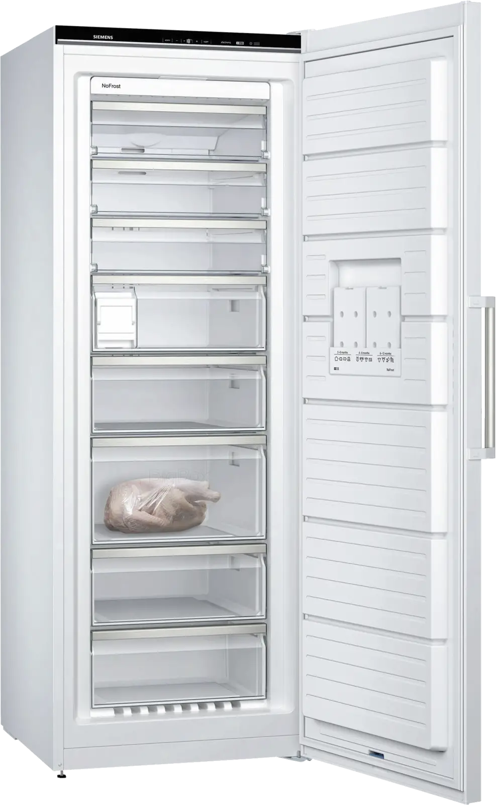 Siemens GS58NAWCV Vrijstaande Vriezer iQ500 - Wit