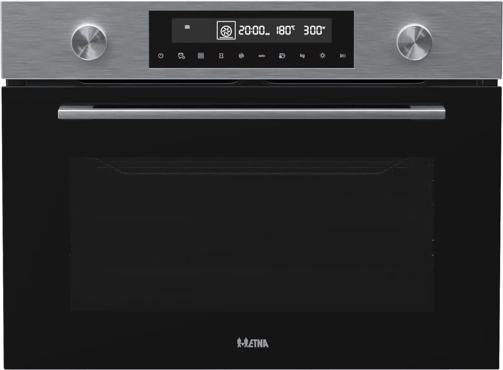 ETNA CM450RVS Inbouw Oven met Magnetronfunctie - Nis 45 cm