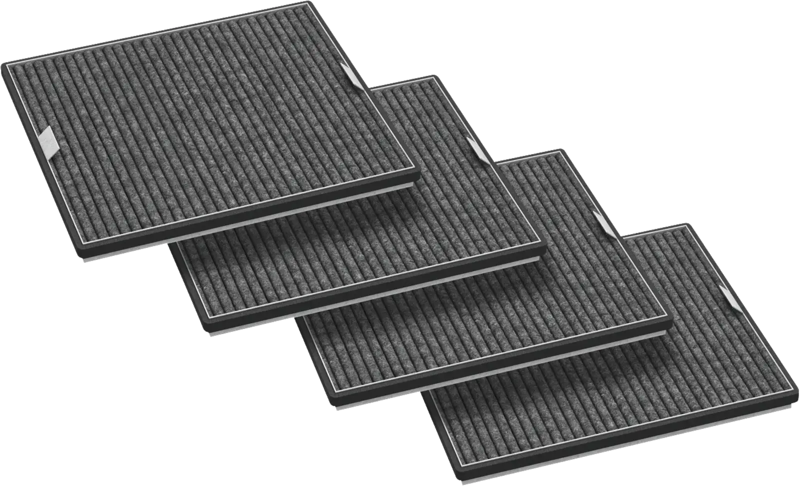 DKF 17-P Actief koolstoffilter (Set 4x DKF 12-P)