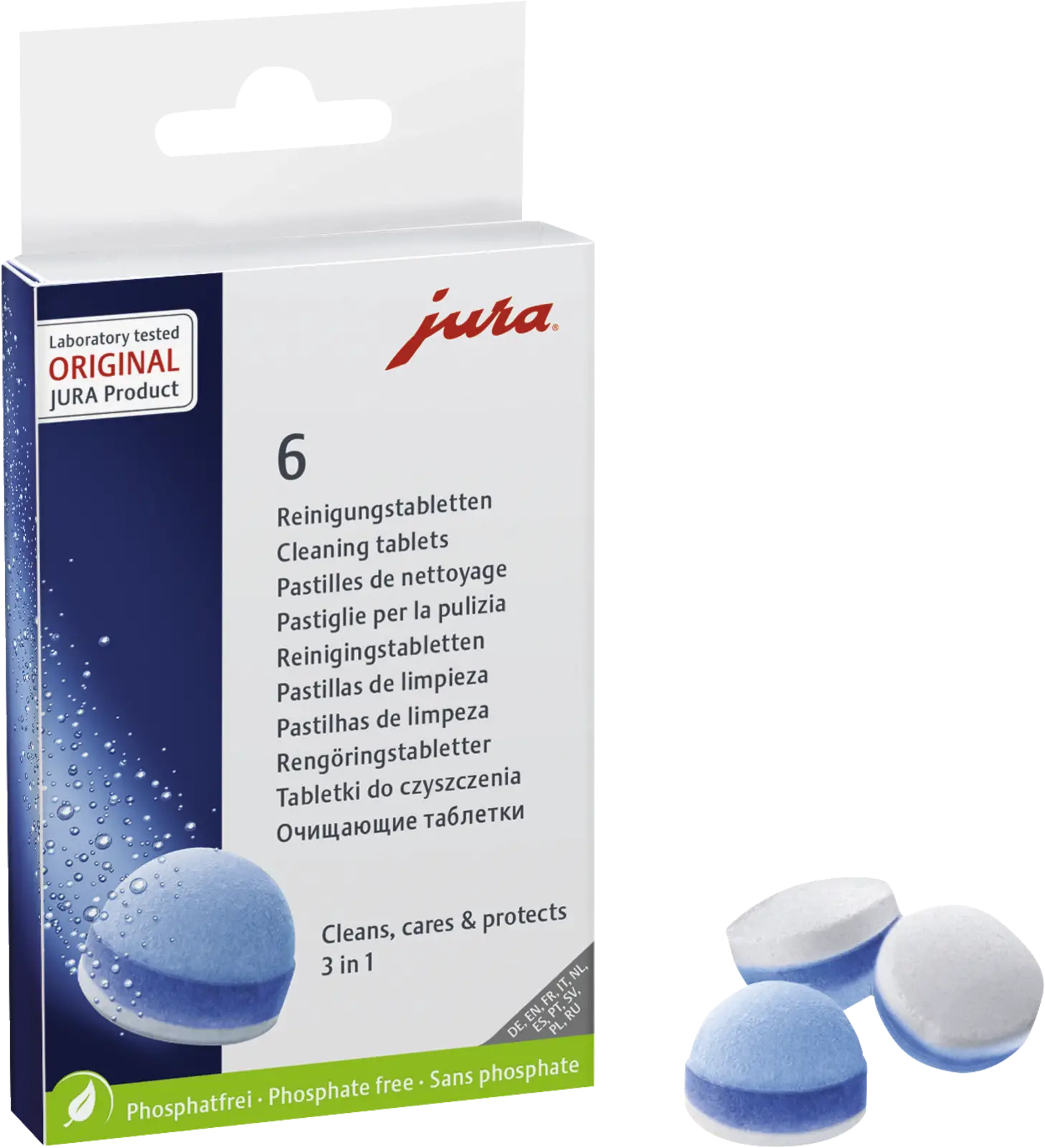JURA 3-Fase Reinigingstabletten
