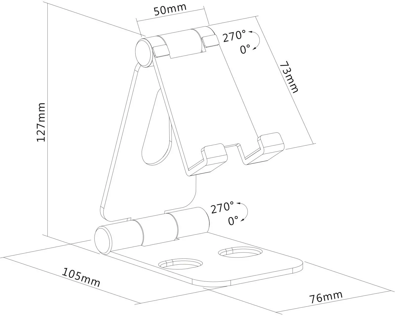 Neomounts by Newstar DS10-160SL1 telefoonstandaard