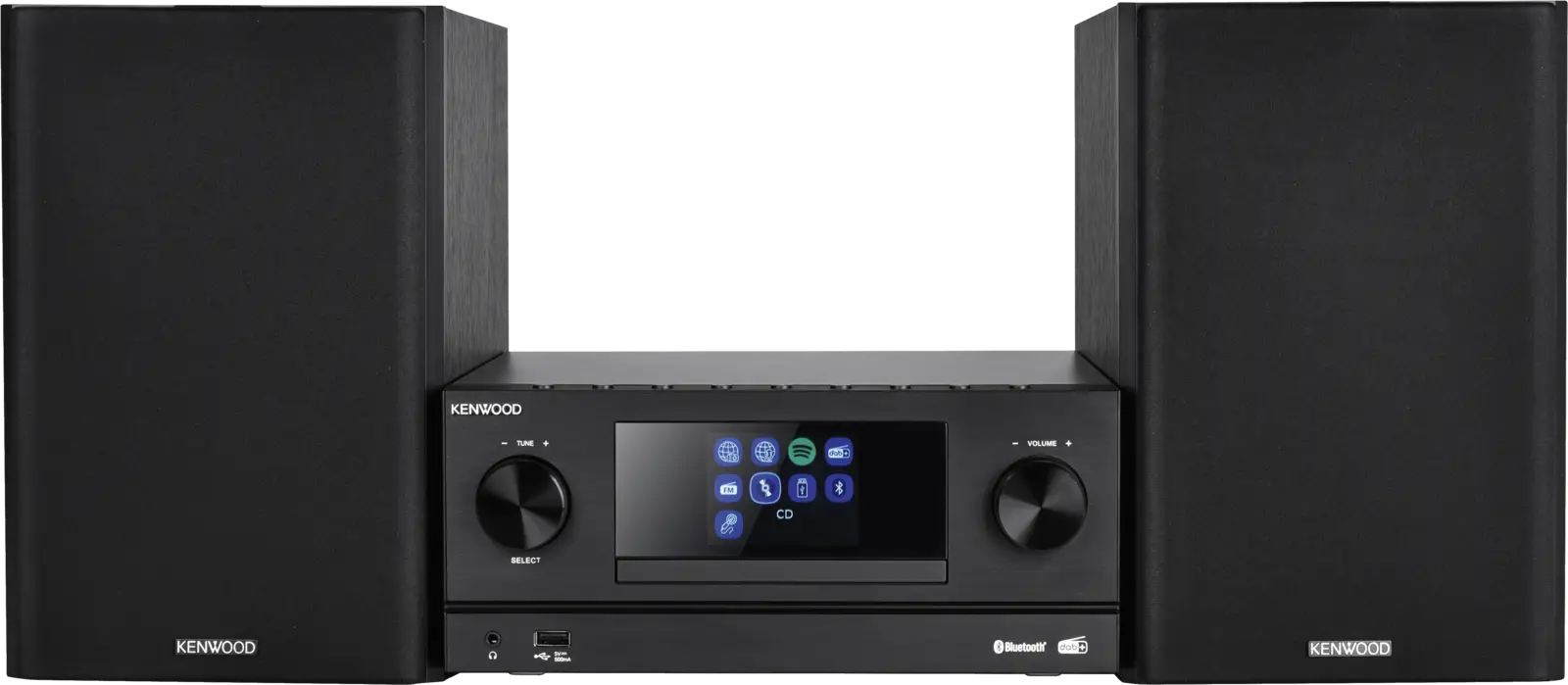 Kenwood M-9000S-B stereo set met DAB+