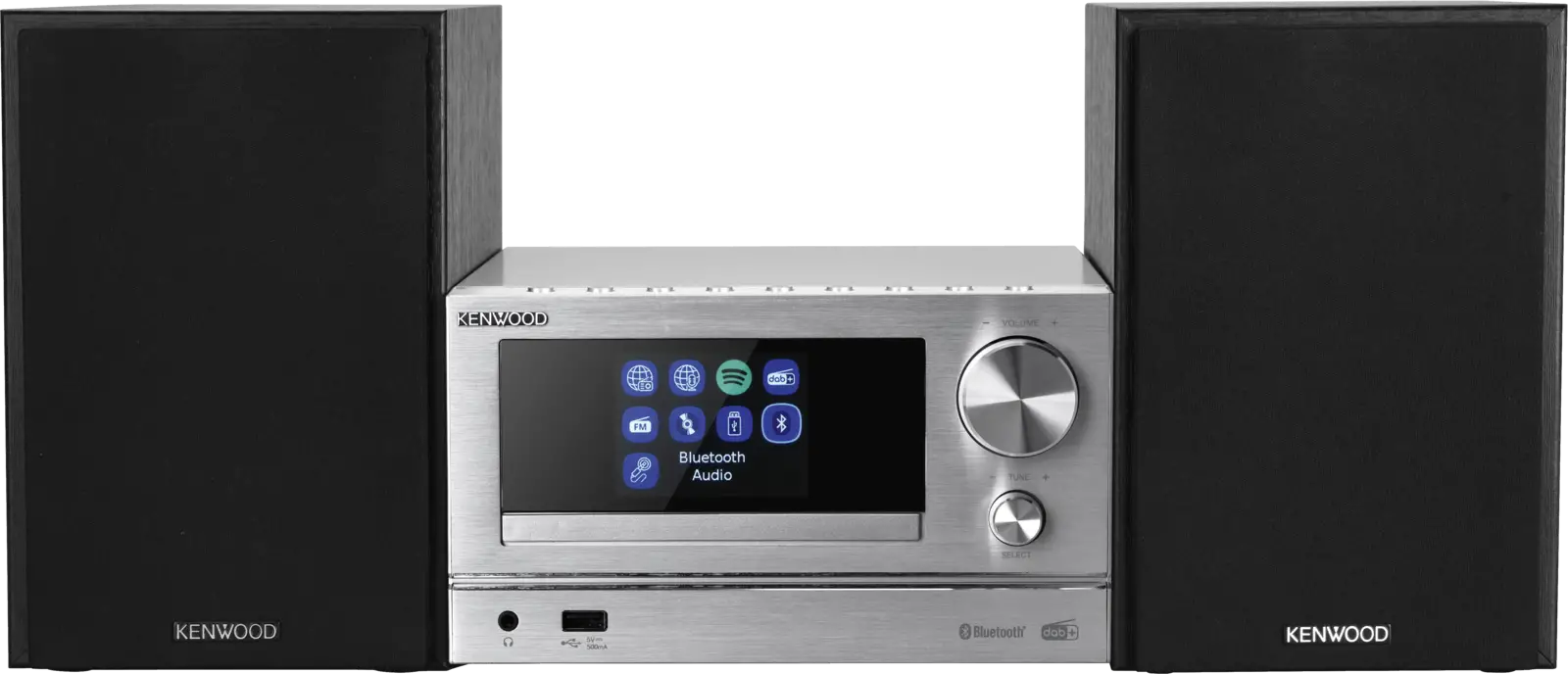 Kenwood M-7000S-S stereo set met DAB+