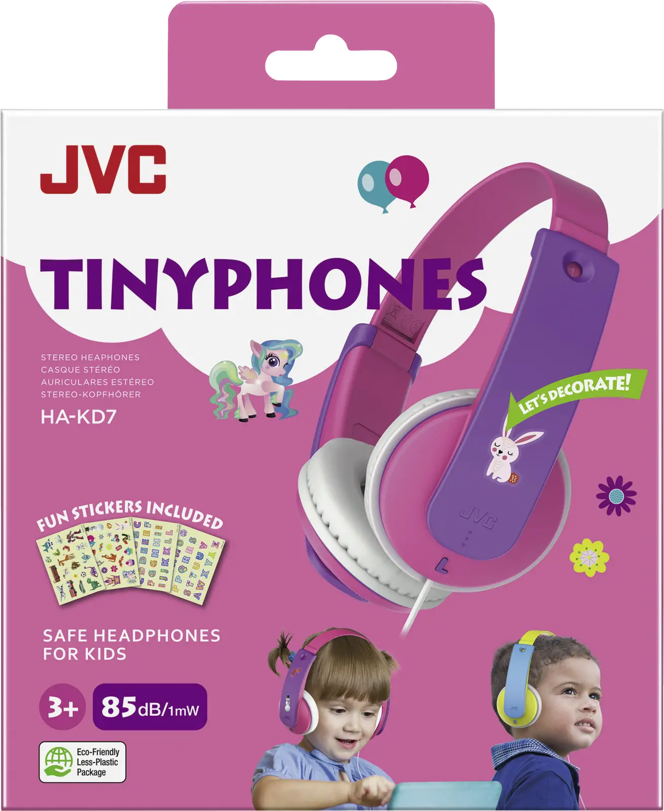 JVC HA-KD7P kinder koptelefoon