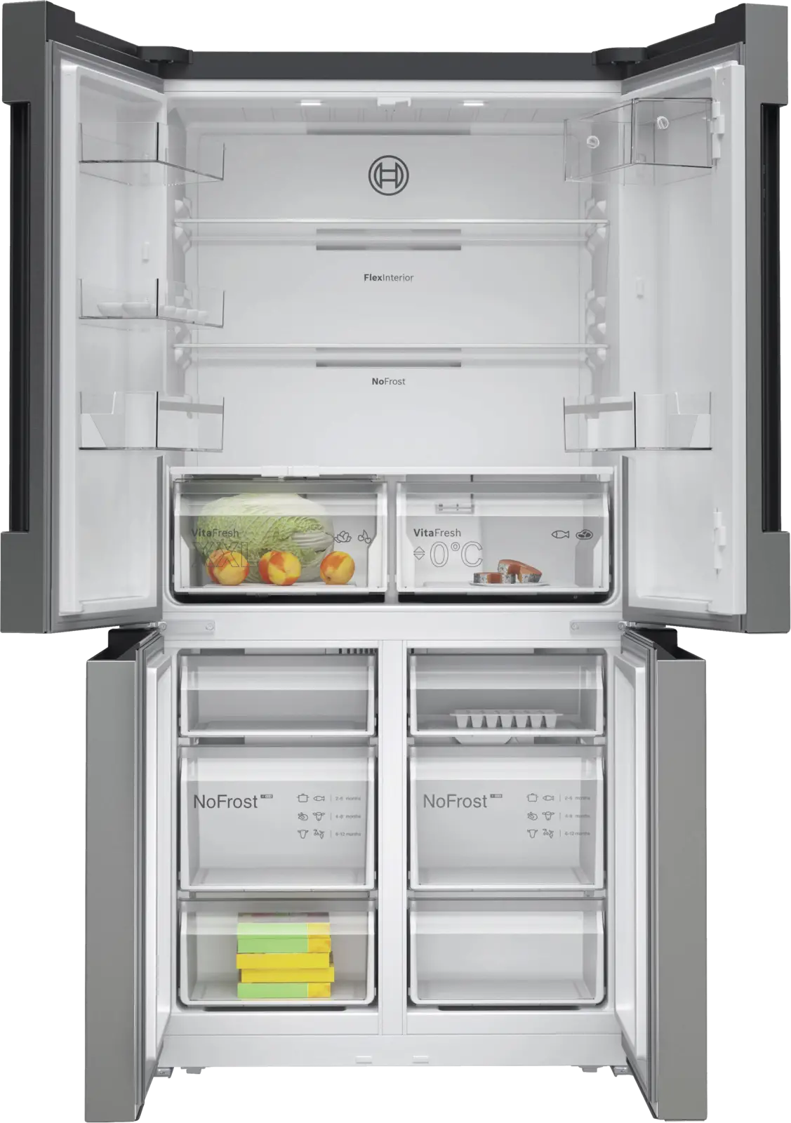 BOSCH KFN96VPEA Serie 4 French Door Koel-vriescombinatie