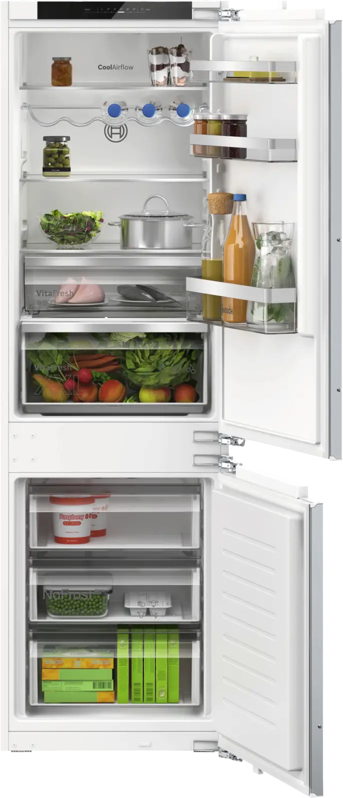 BOSCH KIN86VFE0 Serie 4 Inbouw Koel-vriescombinatie