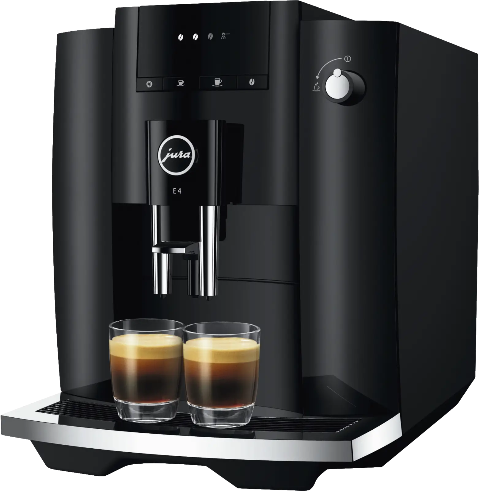 JURA E4 Piano Black (EA) Volautomatische Koffiemachine