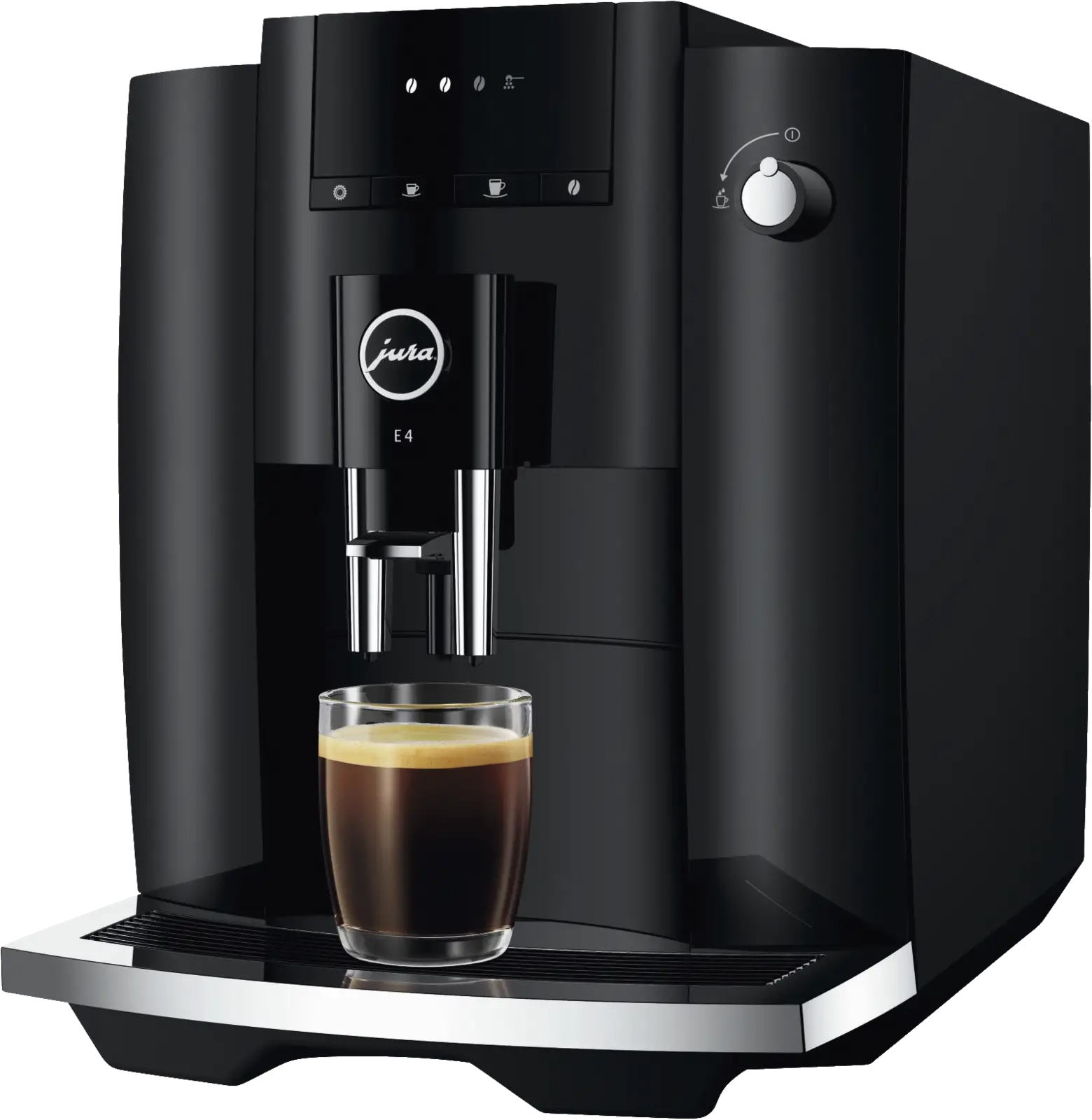 JURA E4 Piano Black (EA) Volautomatische Koffiemachine