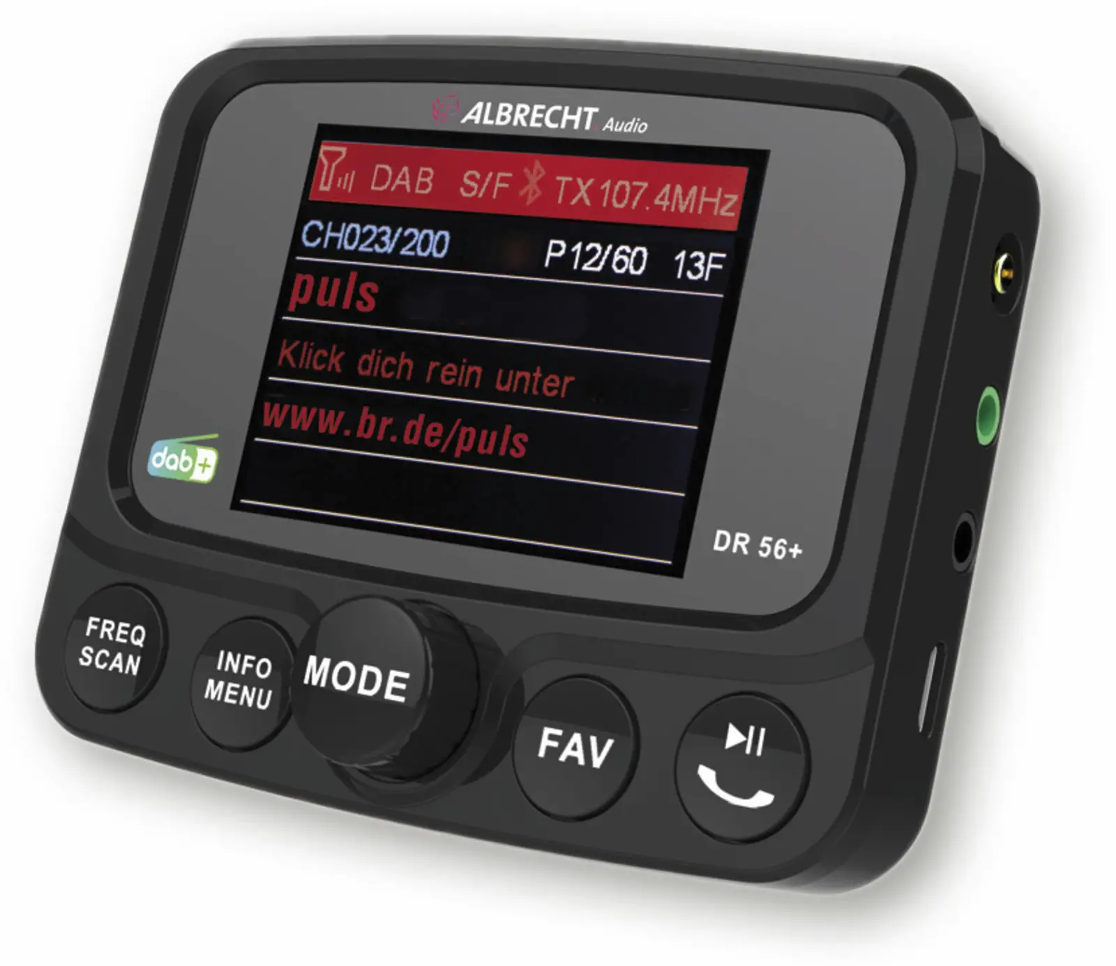 Albrecht DR+ DAB+ autoradio adapter