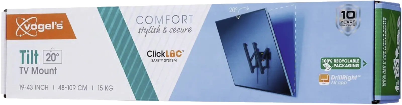 Vogel's COMFORT TVM 3215 | Kantelbare tv-beugel | 19-43