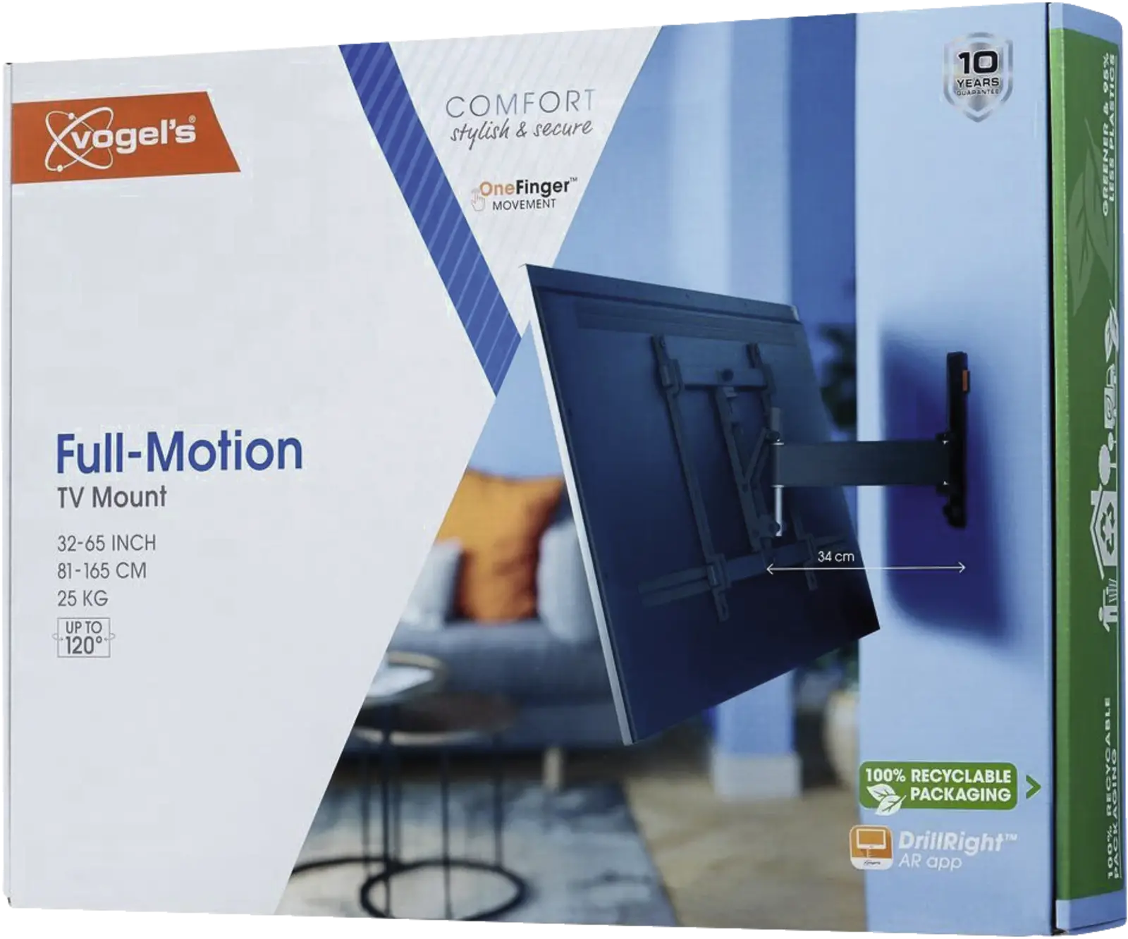 Vogel's COMFORT TVM 3425 | Draai- en kantelbare tv-beugel| 32-65