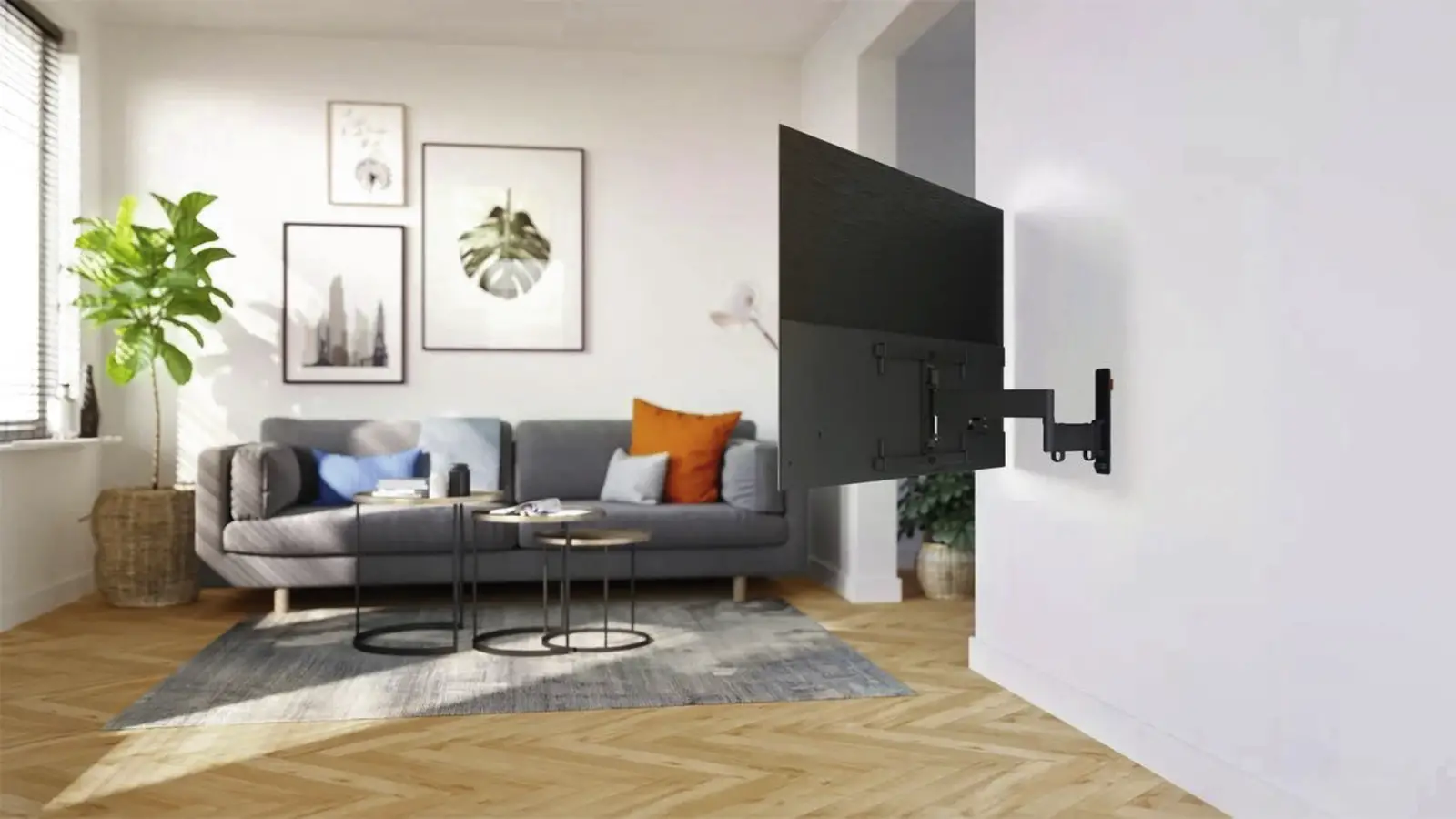 Vogel's Comfort Full Motion+ TVM 3665 draaibare en kantelbare muurbeugel voor OLED