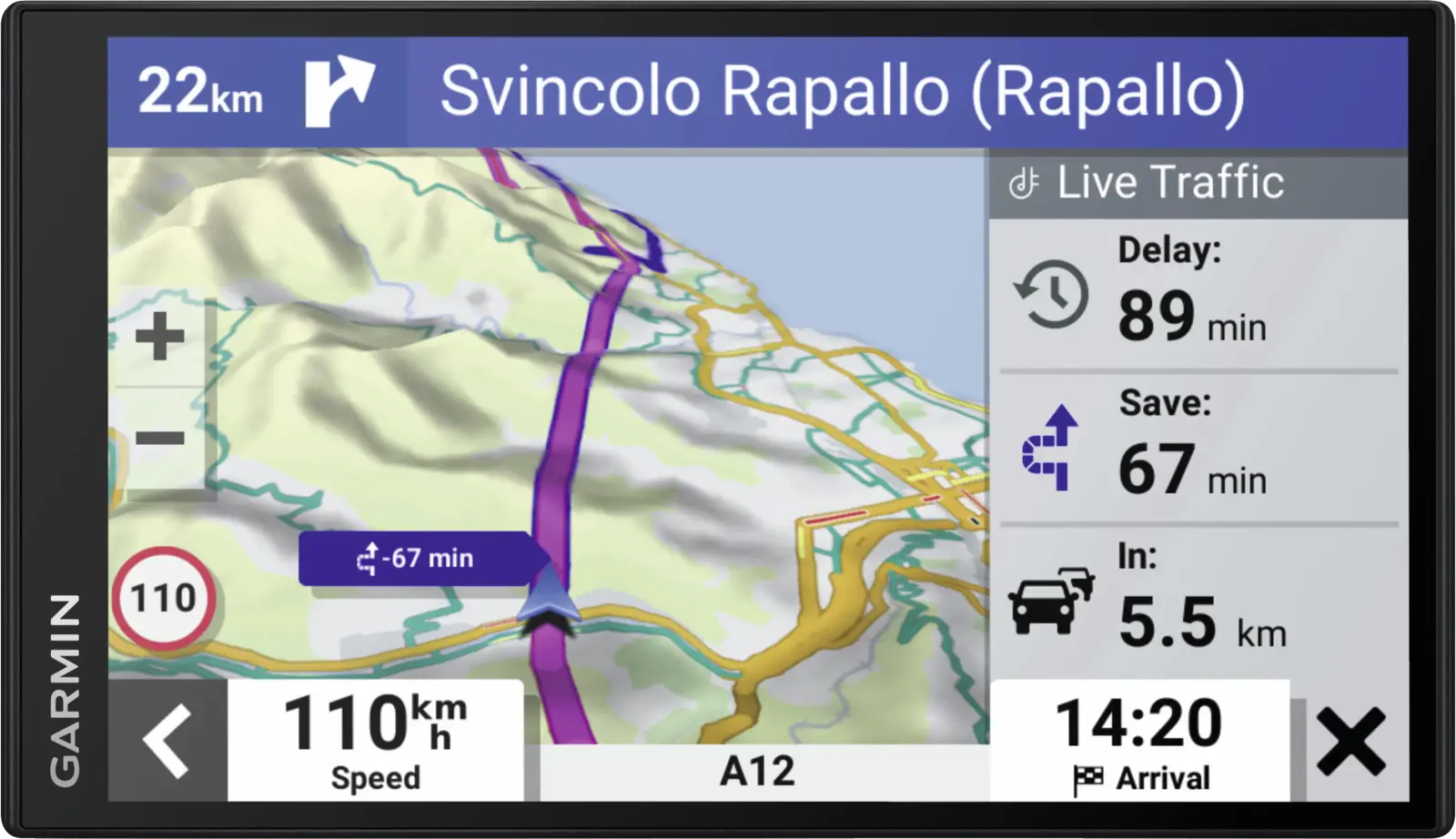 Garmin DriveSmart 76 MT-S Navigatiesysteem