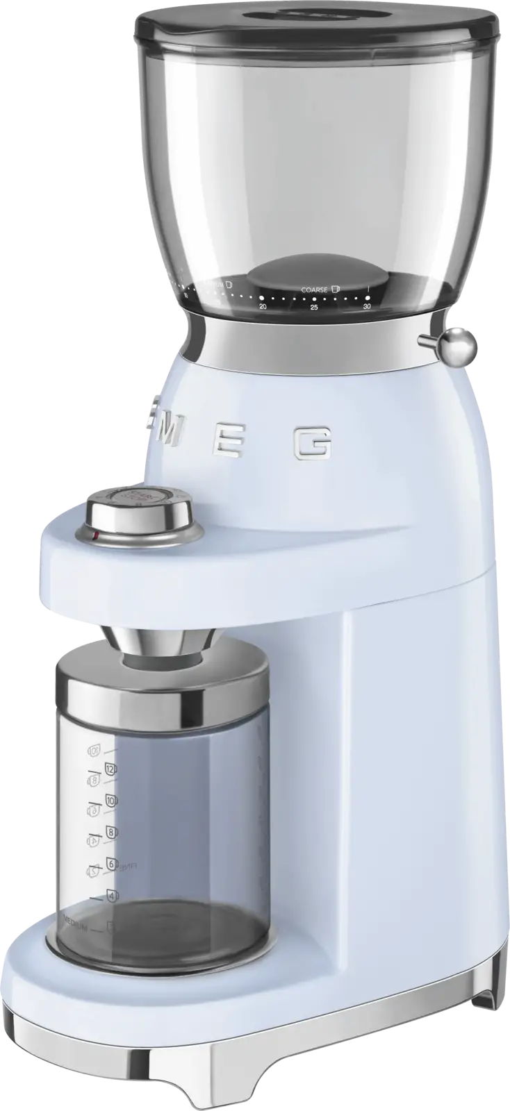 SMEG CGF11PBEU Koffiemolen 50's Style - Pastel Blauw