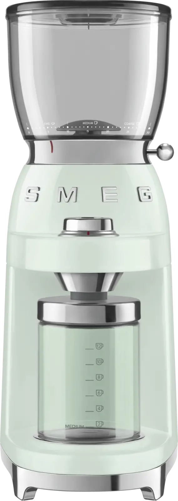 SMEG CGF11PGEU Koffiemolen 50's Style - Pastel Groen