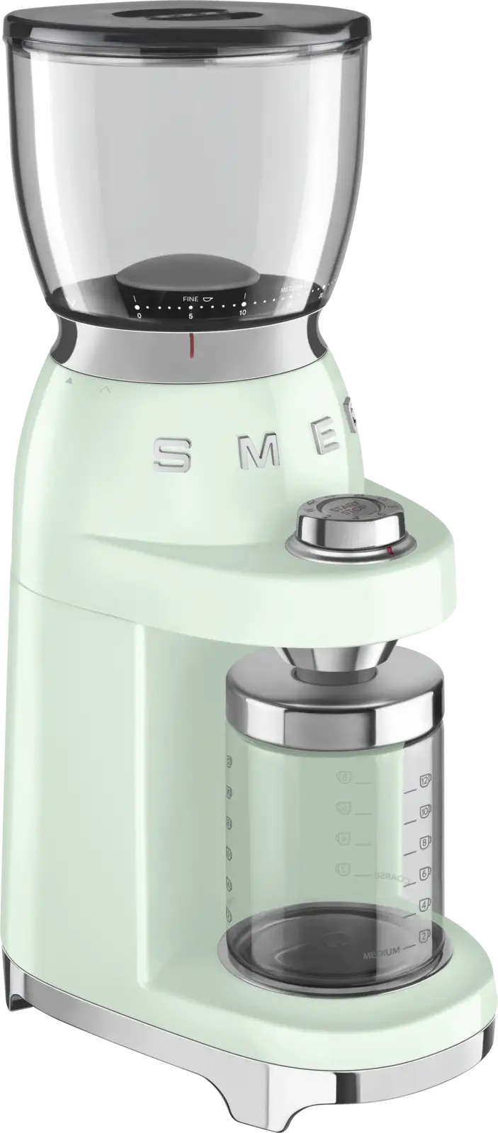 SMEG CGF11PGEU Koffiemolen 50's Style - Pastel Groen