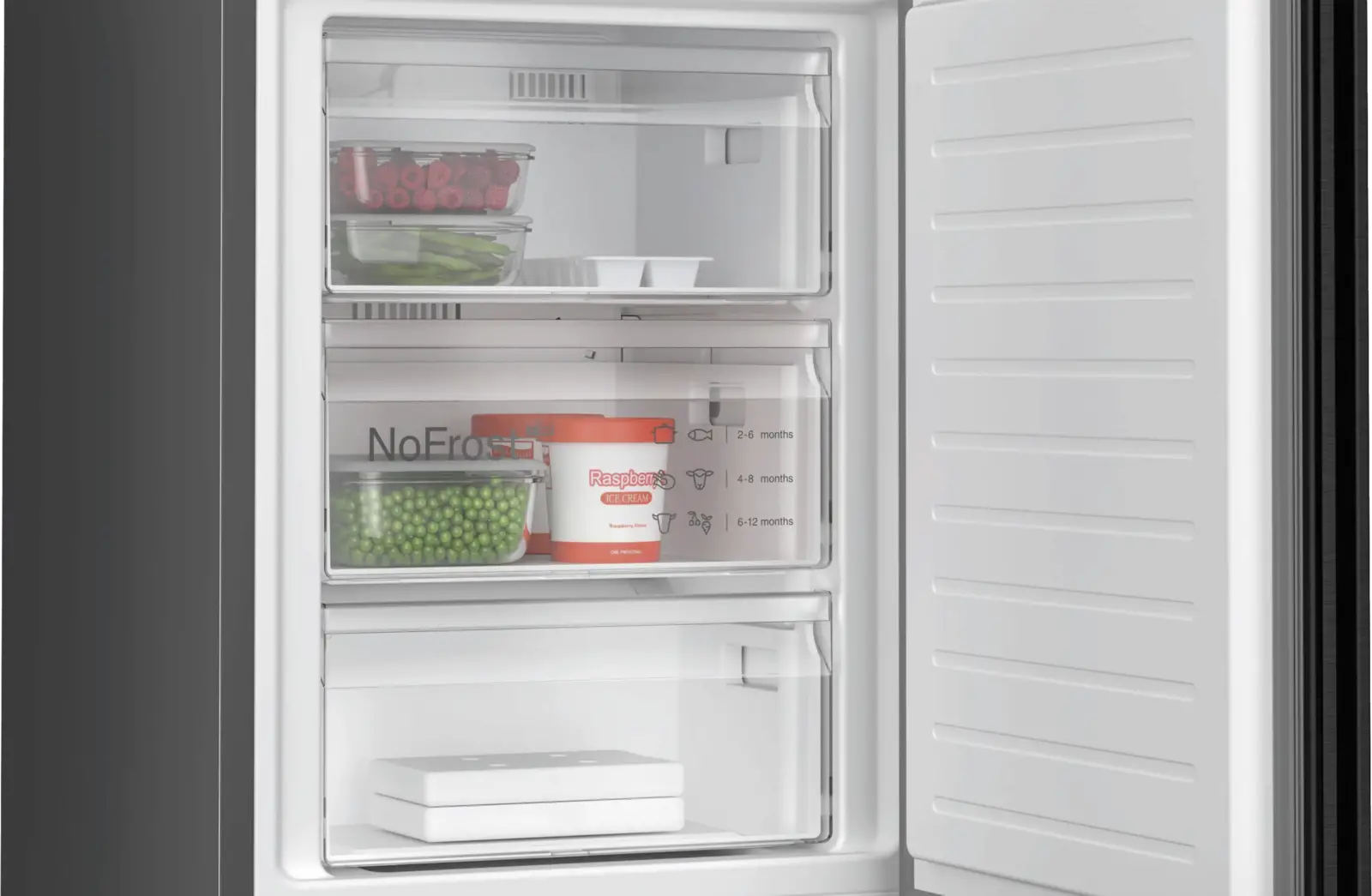 BOSCH KGN39EXCF Serie 4 EXCLUSIV Koel-vriescombinatie
