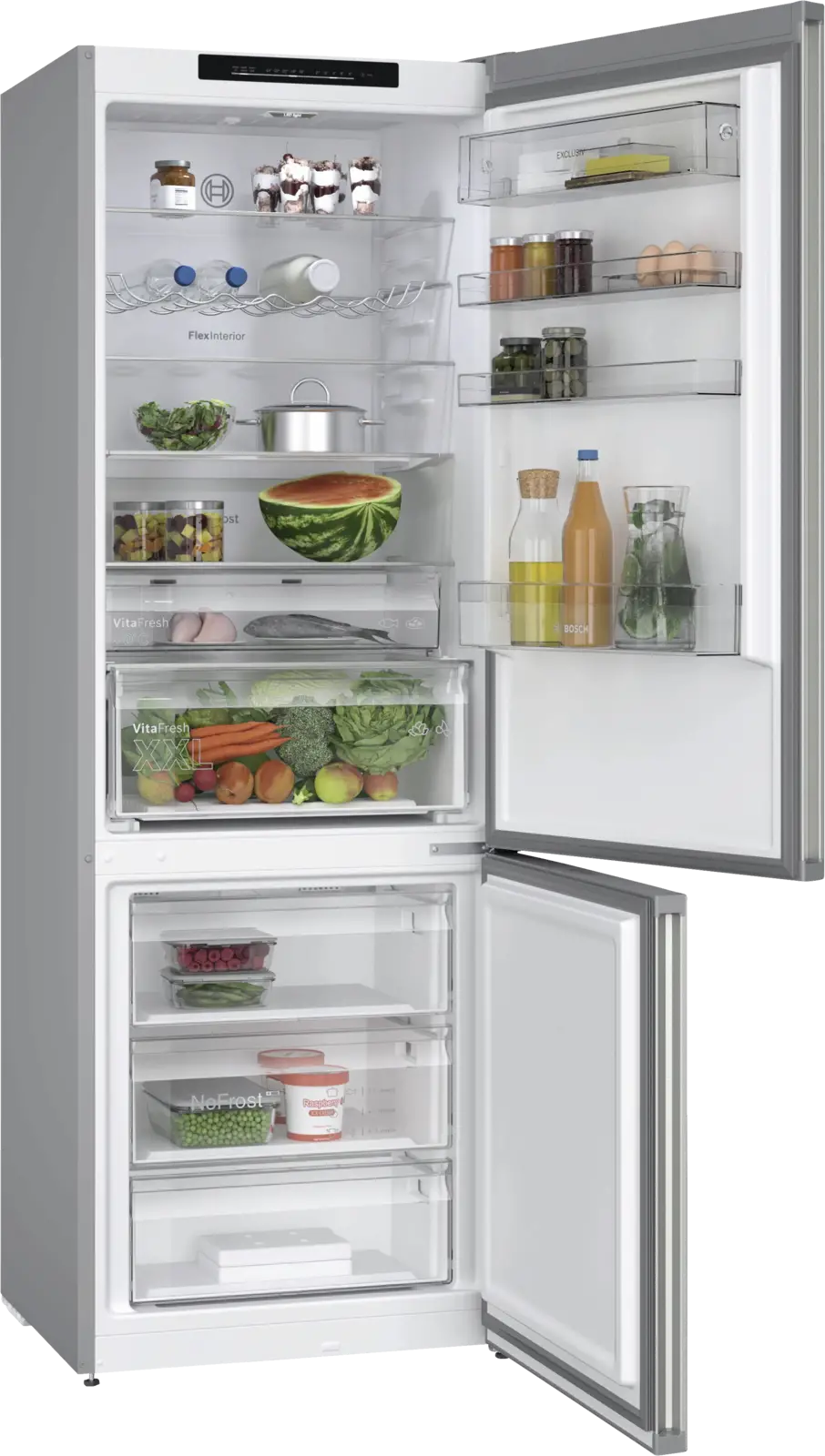 BOSCH KGN49EICF Serie 4 EXCLUSIV Koel-vriescombinatie