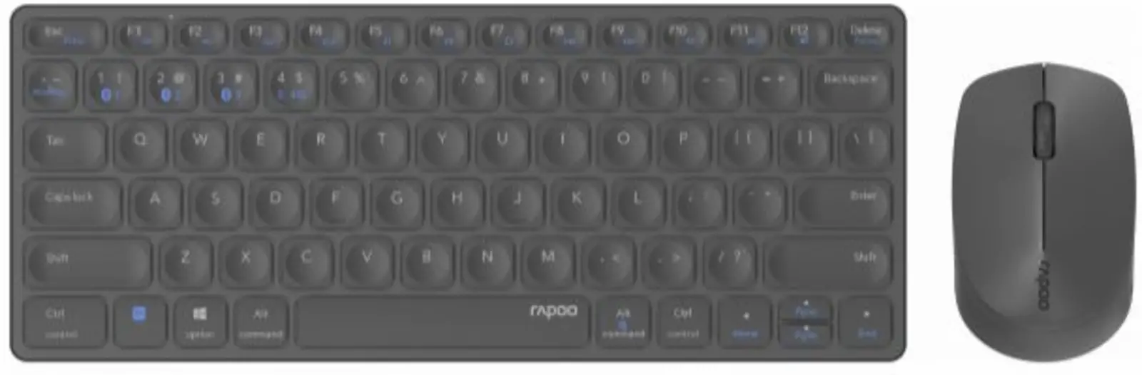 Rapoo 9600M Blade Combo TKL draadloze desktop comboset