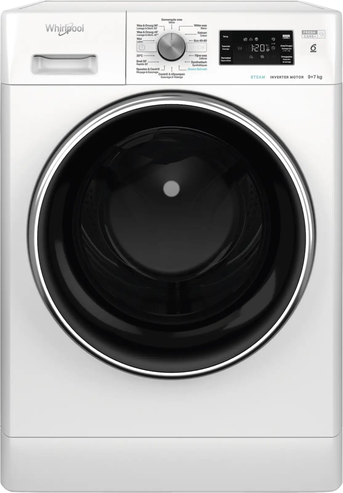 Whirlpool FFWDB 976ac258E BCV BE was-droogcombinatie