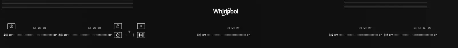 Whirlpool WT 1090 BA inductie kookplaat