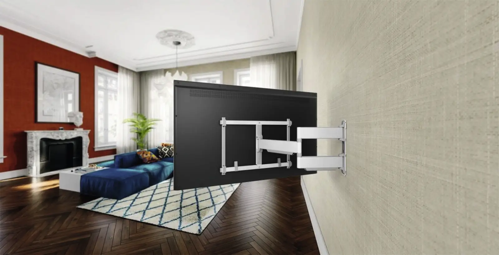 Vogel's ELITE TVM 5645 | Draaibare tv-beugel | 40-77" Wit