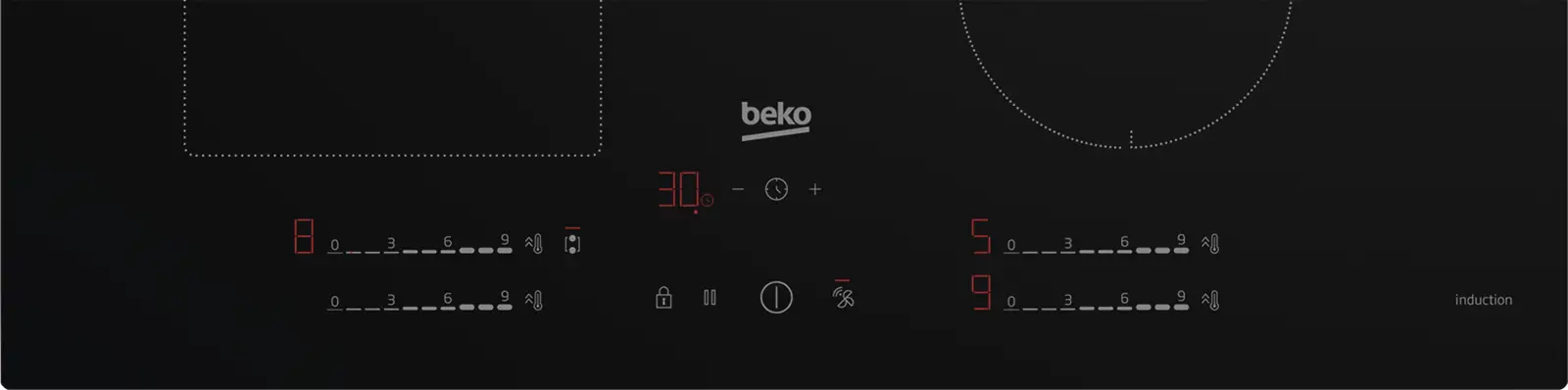 Beko HII74700UFT inductie kookplaat