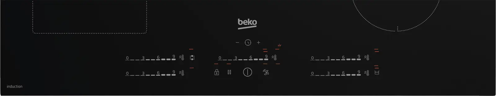 Beko HII85720UFT inductie inbouw fornuis