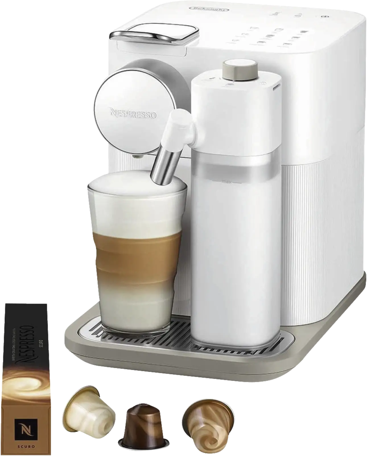 DeLonghi Nespresso EN640.W Gran Lattissima Koffiemachine