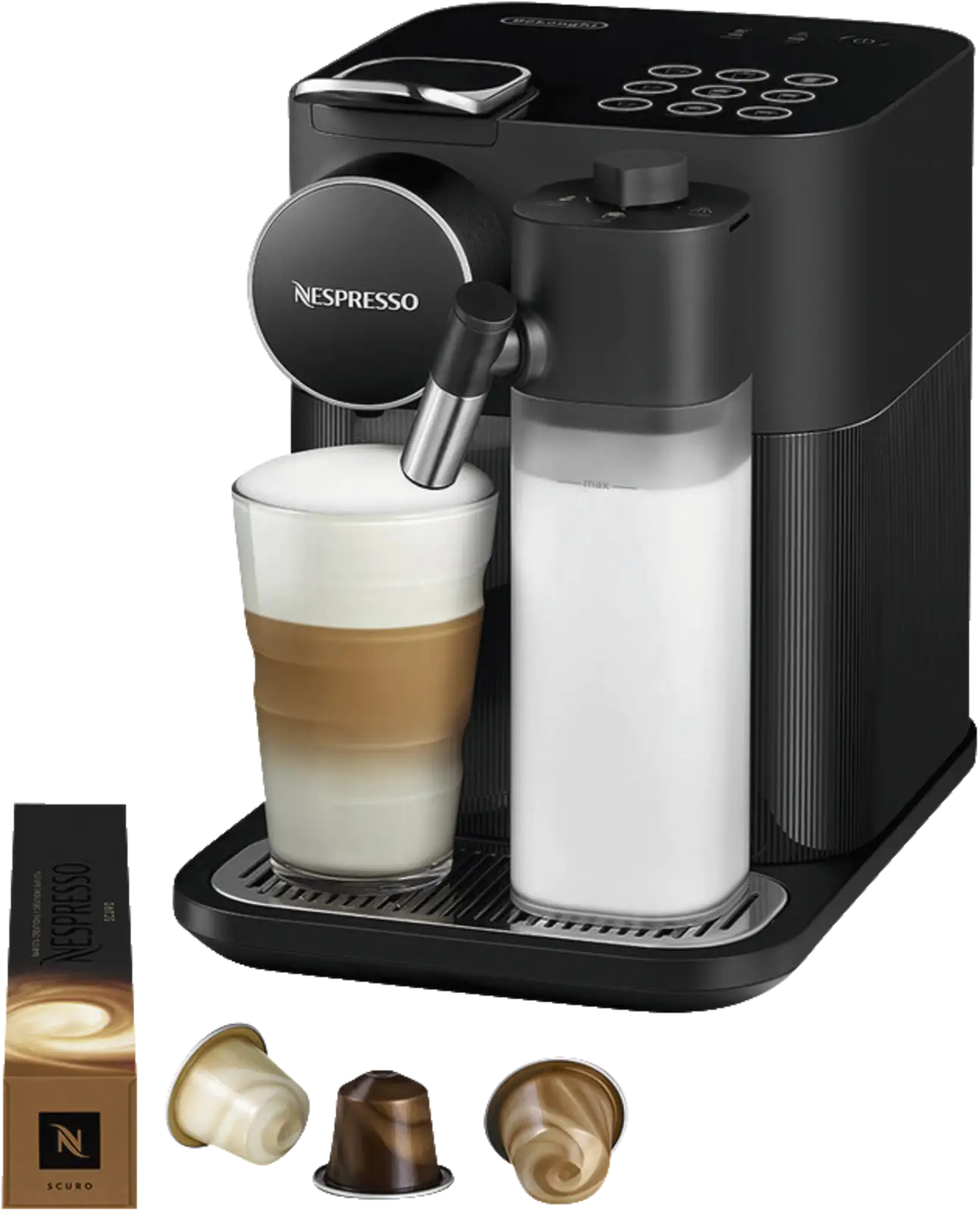 DeLonghi Nespresso EN640.B Gran Lattissima Koffiemachine