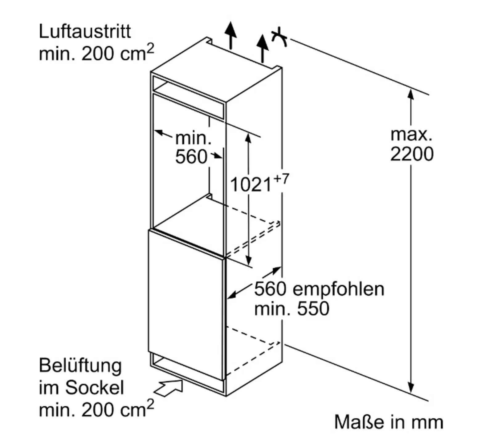 BOSCH KIR31NSE0 Serie 2 Inbouw Koelkast