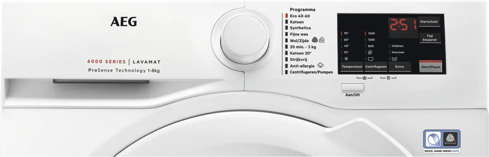 AEG LF628600 Serie 6000 ProSense Wasmachine
