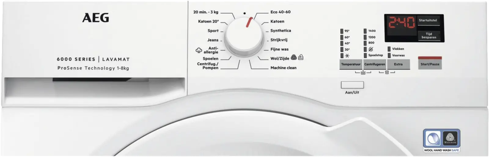 AEG LF6KIEL 6000 Series ProSense Wasmachine 