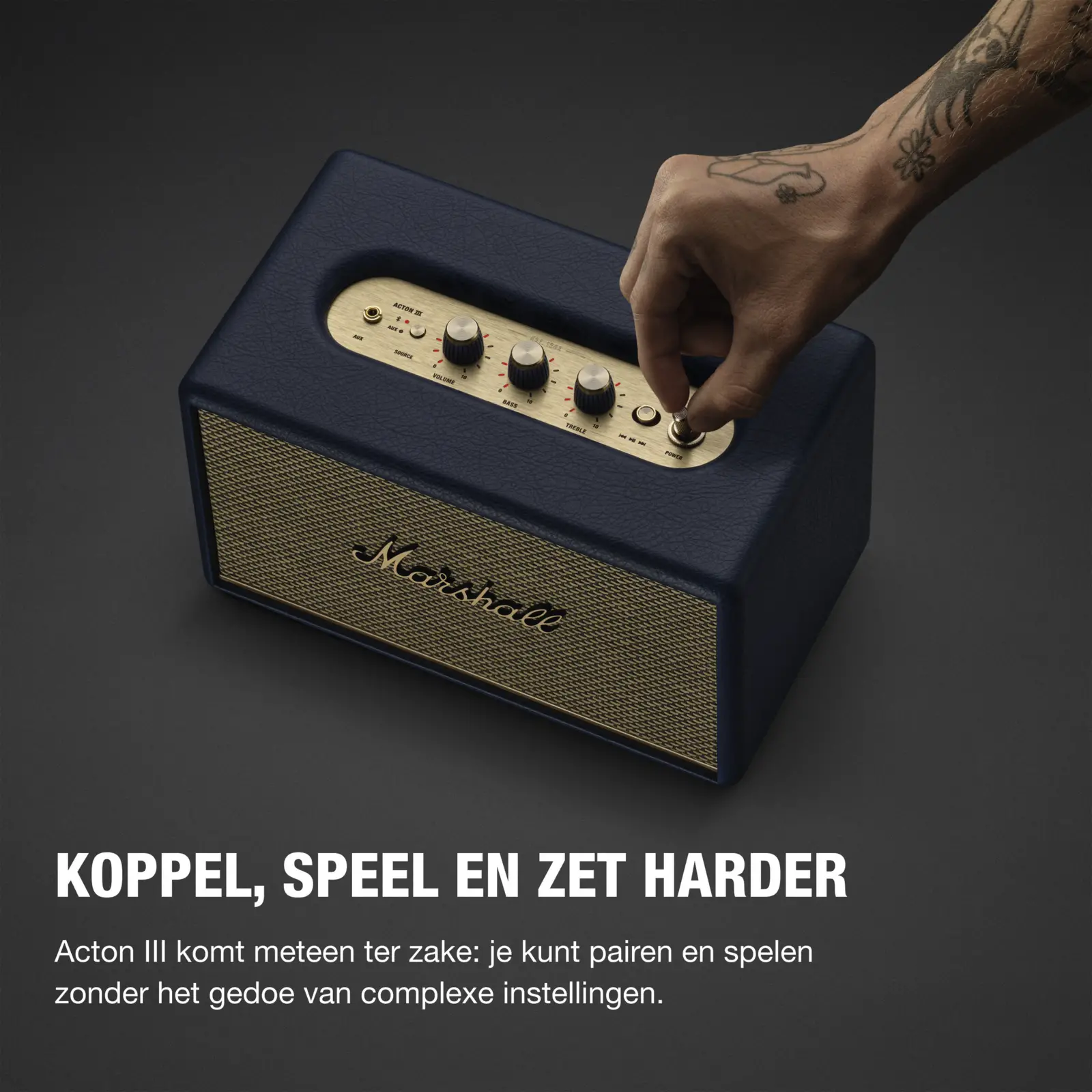 Marshall Acton III BT Brown Bluetooth Speaker