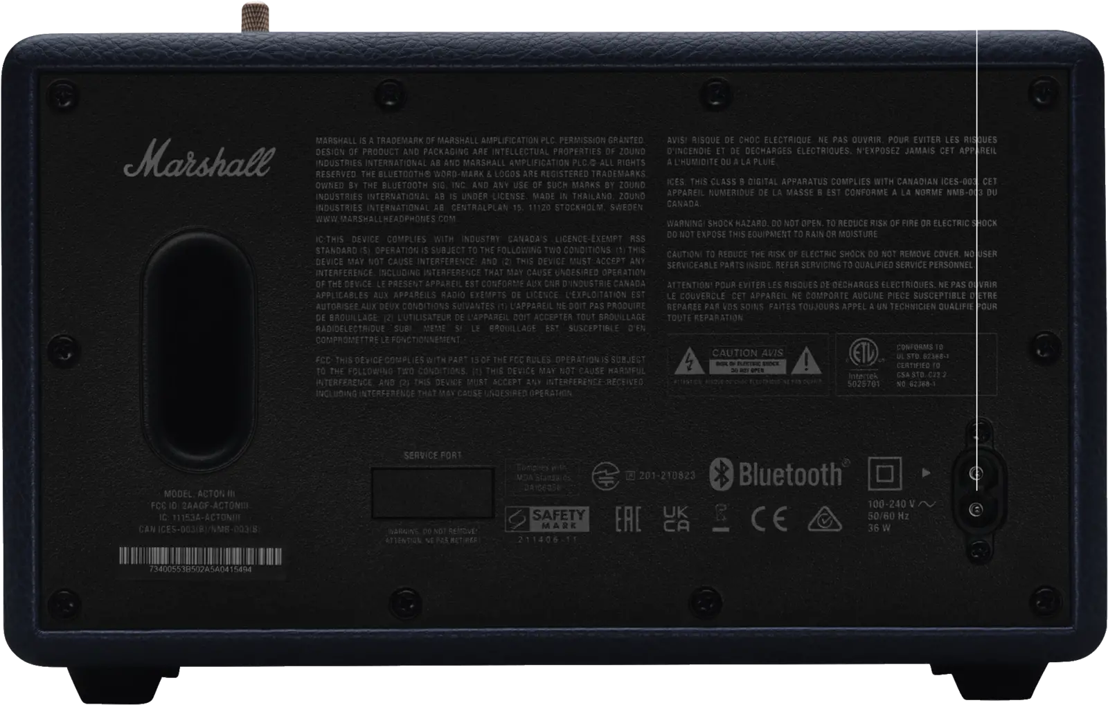 Marshall Acton III BT Brown Bluetooth Speaker
